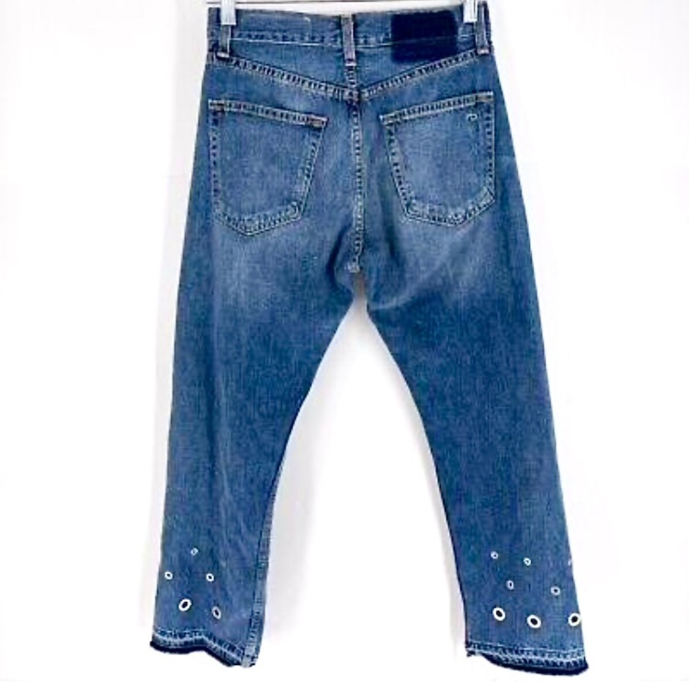 ⭐️HOST PIC⭐️10/3/24 🥂Rag & Bone ‘Riveted’ cropped Jeans, 24. A RARE Rag & Bone! - Picture 6 of 13